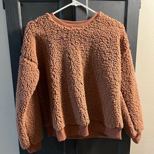 Sherpa crew neck